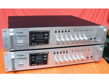 TOA-1180AF 带屏显USB/SD卡带音源定压功放