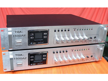 TOA-1500AF 带屏显USB/FM/SD音源定压功放
